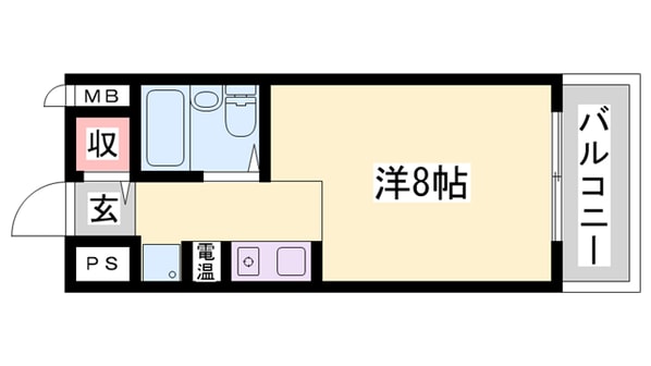 明石駅 バス12分  南別府1丁目下車：停歩3分 4階の物件間取画像